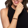 Ross-Simons 16.00 ct. t.w. Garnet Bead and Snake-Chain Bracelet in 18kt Gold Over Sterling Size 7 - 2 of 4
