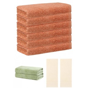 REGALWOVEN Striped Soft Absorbent Bathroom Cotton Towel Set 3 Pcs - 1 of 4
