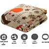 Elegant Comfort Super Soft Christmas Prints Blanket Home D¨¦cor, Warm Cozy Throws for Winter Bedding. - 2 of 4