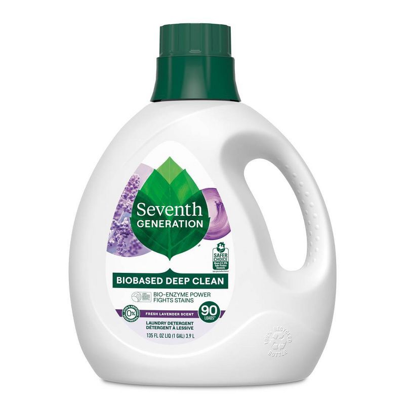 Seventh Generation Liquid Laundry Detergent Soap - Fresh Lavender Scent, 3 of 10