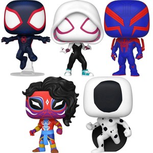 Funko Pop Spider-Man: Across the Spider-Verse Collection set of 5 Vinyl Figures - 1 of 4