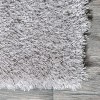 Nuloom Gynel Solid 7x9 Shag Area Rug for Living Room Bedroom Dining Room Nursery, Silver - 3 of 4