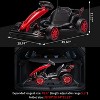 24V Children's Electric Drift Kart, Outdoor Ride-on Toy with Adjustable Seat and Variable Speed Mode, EVA Silent Wheels - 2 of 4
