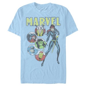 Men's Marvel Distressed Avengers Icons T-Shirt - 1 of 4