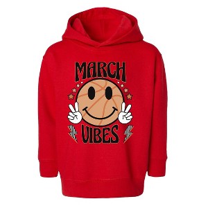 The Juniper Shop March Vibes Basketball Toddler Graphic Hoodie - 1 of 3