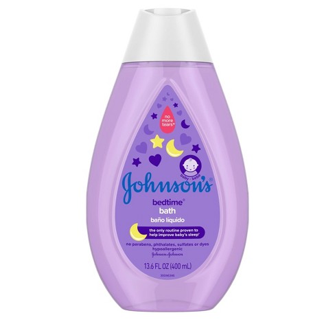 Johnson's Bedtime Baby Bath With Soothing Natural Calm Aromas,  Hypoallergenic - 13.6 Fl Oz : Target