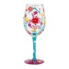 7.75 In My At Home Wine Hand Painted Wine Glasses - 3 of 3