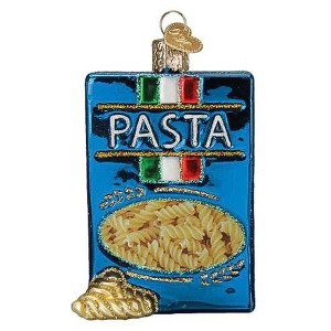 Old World Christmas 3.5 Inch Box Of Pasta Italian Spiral Tree Ornaments - 1 of 3