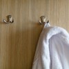 Unique Bargains Wall Zinc Alloy Double Prong Retro Hooks for Hanging - 4 of 4