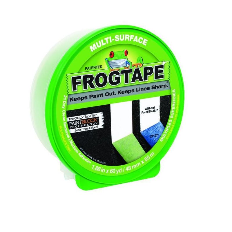 FrogTape 1.88 in. W X 60 yd L Green Medium Strength Painter's Tape 1 pk, 1 of 3
