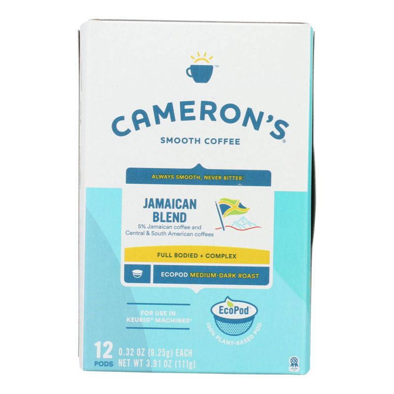 Cameron's Specialty Coffee Jamaican Blue Mountain Blend - Case of 6 Boxes/12 Pods, 2 of 7