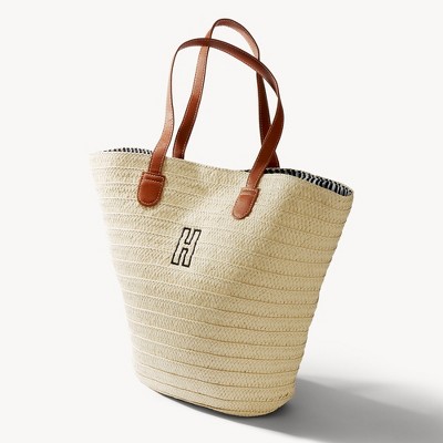 Personalization Mall Initial Straw Beach Bag - image 2