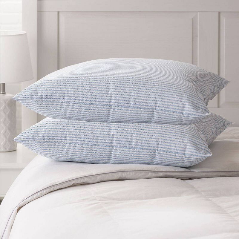 Standard/Queen 2pk Bounce Back Bed Pillow - Weatherproof, 1 of 5
