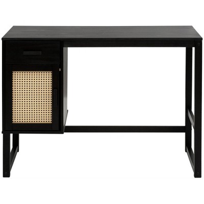 Ren Home Talo Desk with Closed Storage and Drawer
