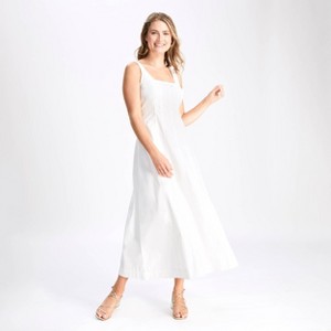 Women's Maxi Ballet Dress - A New Day™ White - 1 of 3