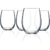Luminarc Arc International Cachet Stemless Wine Glass, 21 Ounce, Set Of 4, Clear - 2 of 4