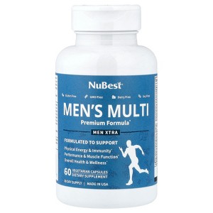 NuBest Men's Multi, 60 Vegetarian Capsules - 1 of 4