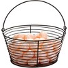 ittle Giant Large Metal Wire Egg Basket for Collecting, Carrying, Cooling, Washing, or Drying Up to 8 Dozen Fresh Chicken Eggs, Black - 2 of 2