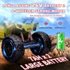 24V Kids ATV With 2 Seater, 4x200W Powerful Engine, Dual 7AH Batteries, Accelerator Handle, EVA Tires,  LED Lights & Music - 3 of 4