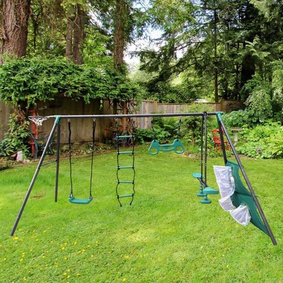 Swing Sets For Backyard Function Swing Set With Face To Face Safe Swing Seat 550lbs Play Equipment