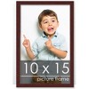 PosterPalooza | 10x15 Wood Frame with UV Acrylic, 6 Finishes: Black, White, Bronze, Silver, Wood, Mahogany - 2 of 4