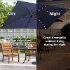 Heynemo Large Outdoor Patio Umbrella with Push Button Tilt - 2 of 4