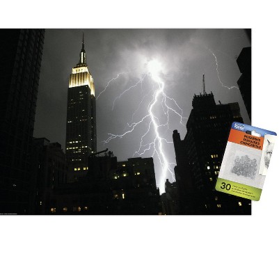 clear push pins bundle