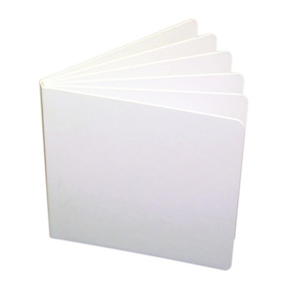 Ashley Productions Big Hardcover Blank Book, 8.5" x 11" Portrait, White (Pack of 6)