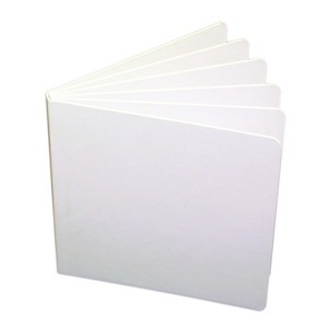 Ashley Productions Big Hardcover Blank Book, 8.5" x 11" Portrait, White (Pack of 6) - 1 of 1
