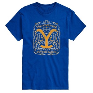 Men's - Yellowstone - Yellowstone Flourish Design Short Sleeve Graphic T-Shirt - 1 of 4
