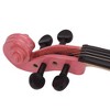 AZL1 Life Concept Orchestral String Instruments 1/4 Size Acoustic Violin Complete Set with Case Bow and Rosin, Pink, 25.98"*8.66"*4.53" - 2 of 4