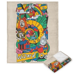 Warner Bros. WB 100 Funky Wiz Silk Touch Throw Blanket 50x60 Inches - 1 of 4