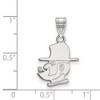 Black Bow Jewelry 14k White Gold Appalachian State Mountaineers NCAA Medium Pendant - 2 of 3