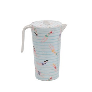 Beachcombers BAMBOO SWIM PRINT PITCHER - 1 of 1