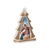 Transpac Resin 11 in. Holiday Tree Nativity Scene Figurine - 2 of 4