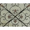 Royal Hampton Filigree Design Fireplace Screen, Traditional 3 Panel Metal - 3 of 4