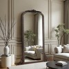 SpassWay Arch Solid Wood Accent Mirror Ornate Wall Mirror Vintage Full Length Mirror Walnut/White/Black/Charcoal/Weathered White - 2 of 4