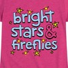 Girls' - Instant Message - Bright Stars And Fireflies Fitted Short Sleeve Graphic T-Shirt - 2 of 4