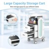 Mojgar Mobile Medical Trolley Cart 130 Lbs Load Portable Professional Cart - 2 of 4