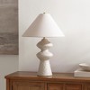 Keira 24.5" Table Lamp - TBL4590 - White/Oatmeal - Safavieh - 4 of 4
