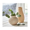 TAG Paper Mache Cream Decorative Indoor Vase, 6.0L x 6.0W x 10.5H inches - 2 of 2