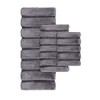 Kumasinova Tufted Pearl Channel Bathroom Rugs, Washable Rug, High-Low Stripe Bath Rug, Non-Skid Door Mat, Area Rug, Oeko-Tex Certified - 4 of 4