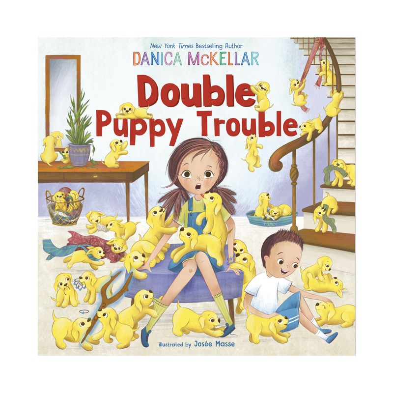 Double Puppy Trouble - (McKellar Math) by  Danica McKellar (Hardcover), 1 of 2