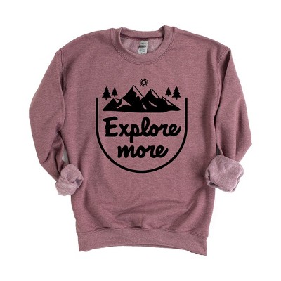 Simply Sage Market Women's Graphic Sweatshirt Explore More Mountain