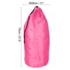 Unique Bargains Storage Bag with Drawstring Strap 2 Pcs Pink - 2 of 4