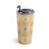 Iveta Abolina Cheerful Sun Check Travel Mug 20 oz Stainless Steel Travel Mug - Deny Designs - image 3 of 4