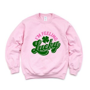 I'm Feeling Lucky Colorful - Women's Graphic Sweatshirt - 1 of 4