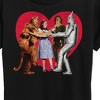 Women's - Wizard of Oz - Dorothy Tin Man Cowardly Lion and Scarecrow Heart Short Sleeve Graphic T-Shirt - 2 of 4