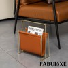 Fabulaxe Magazine Holder and Rack for Desktop, Home Office, Living Room, Waiting Areas, Magazines, Books, Newspapers and Other Reading Materials 14 " - 3 of 4