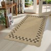 Lahome Diamond Double Frame Diagonal Faux Jute Rectangular Indoor Outdoor Area Rug - 3 of 4